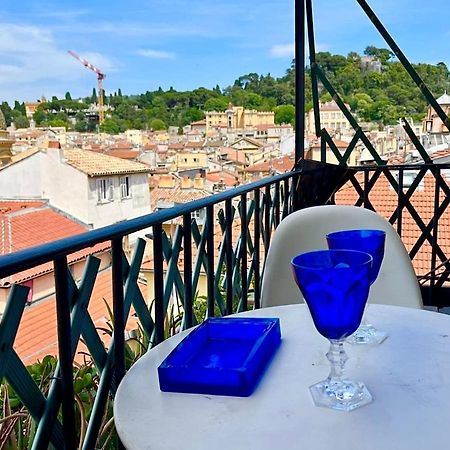 Cosy Penthouse Old Town Sea View Little Terraces Air Conditionned Niza Exterior foto