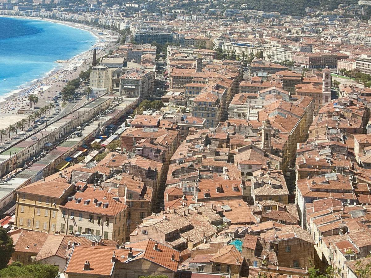 Cosy Penthouse Old Town Sea View Little Terraces Air Conditionned Niza Exterior foto